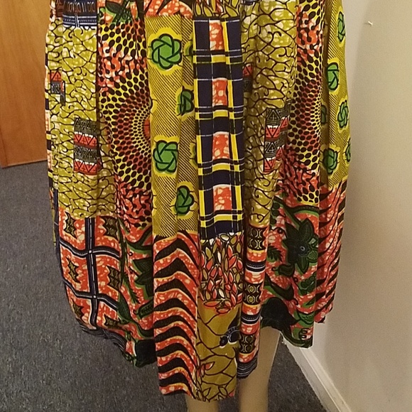 Handmade MULTI COLOR DRESS FROM GHANA - Picture 7 of 8